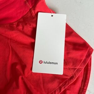Lululemon NWT Speed Up Mid-Rise Lined Short 4" In Red